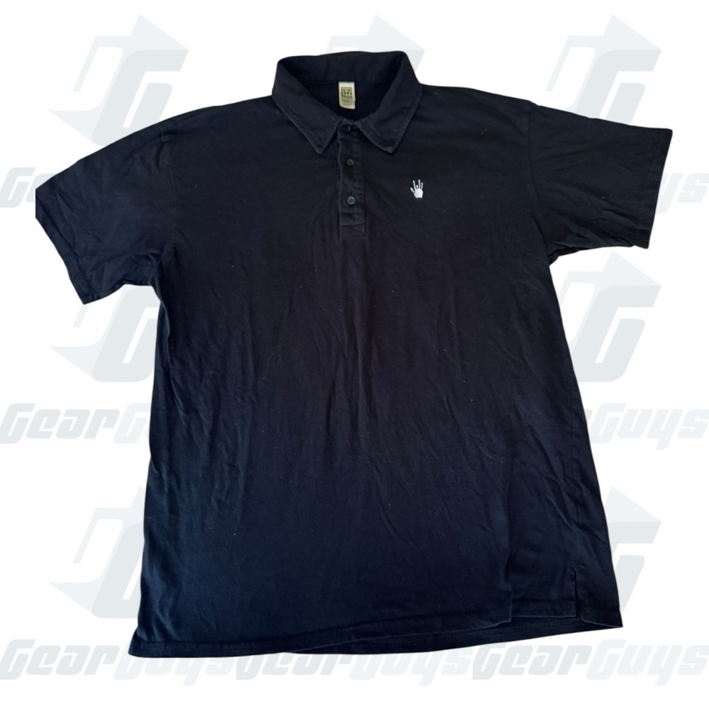 J. Garcia Classic Black Polo Shirt